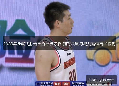 2025年任骏飞肘击王哲林被夺权 判罚尺度与裁判站位再受检视 2025年任骏飞肘击王哲林被夺权 判罚尺度与裁判站位再受检视